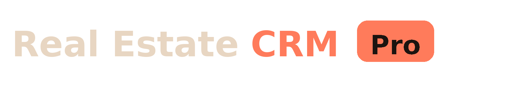 Real Estate CRM Pro